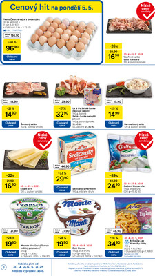 Tesco malé hypermarkety od 30.4. do 6.5.2025
