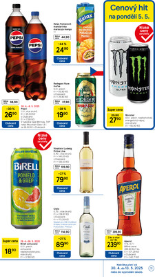 Tesco malé hypermarkety od 30.4. do 6.5.2025
