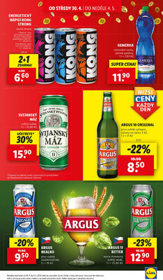 Lidl Čtvrtek od 1.5. do 4.5.2025