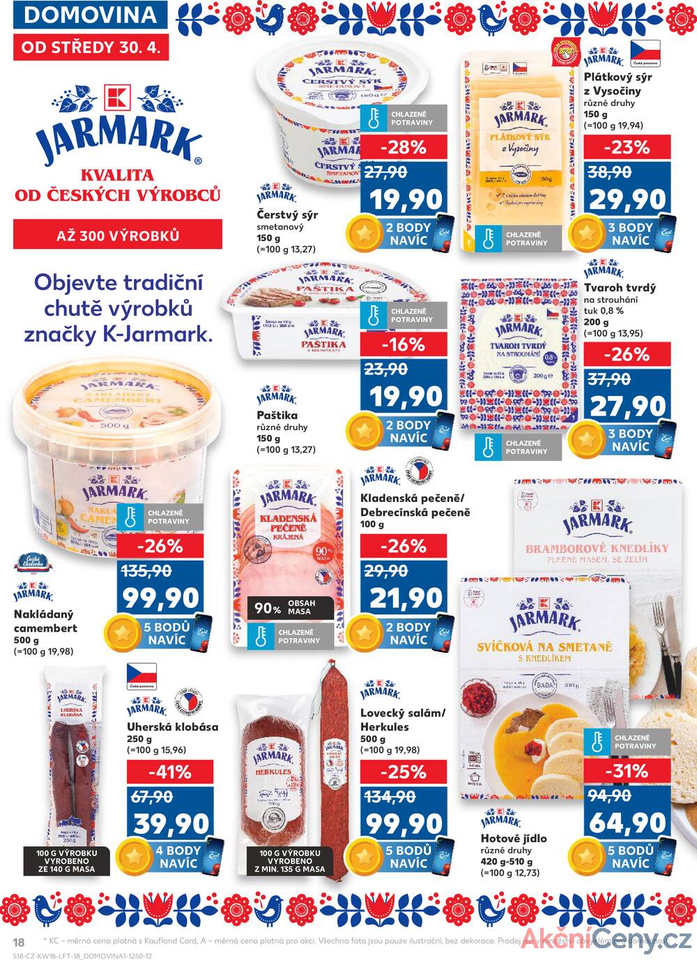 Leták Kaufland - Kaufland 30.4. - 6.5. - Kaufland - Praha 5 (Stodůlky) - strana 18