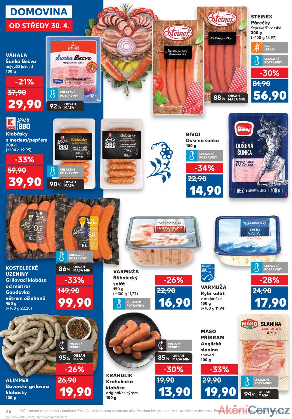 Leták Kaufland - Kaufland 30.4. - 6.5. - Kaufland - Praha 5 (Stodůlky) - strana 26