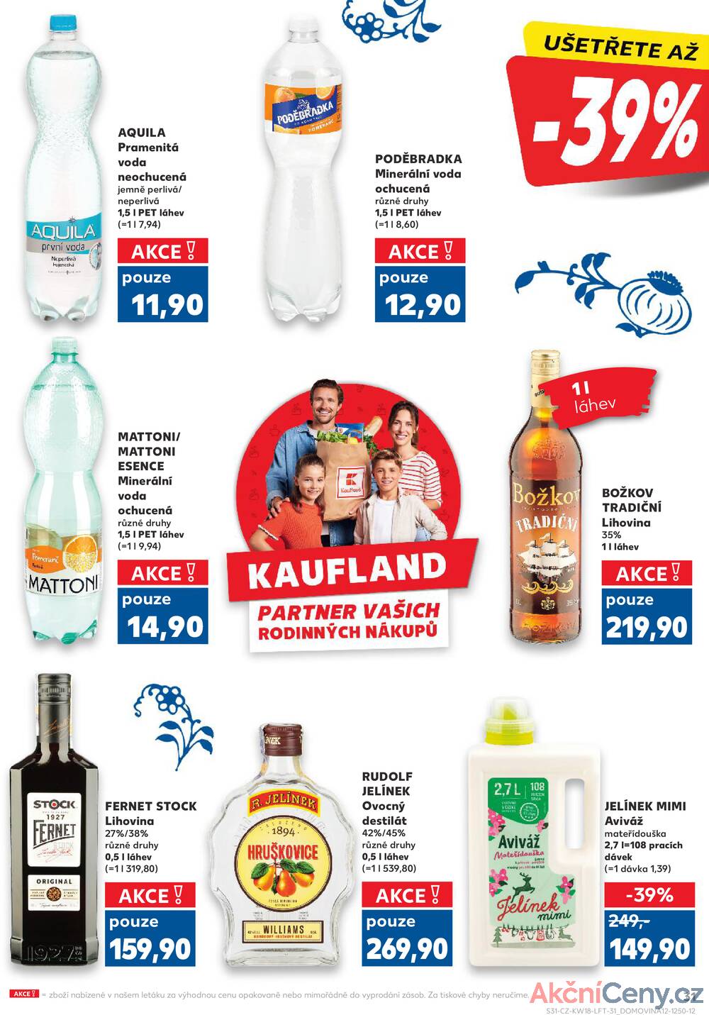 Leták Kaufland - Kaufland 30.4. - 6.5. - Kaufland Praha Čestlice - strana 31