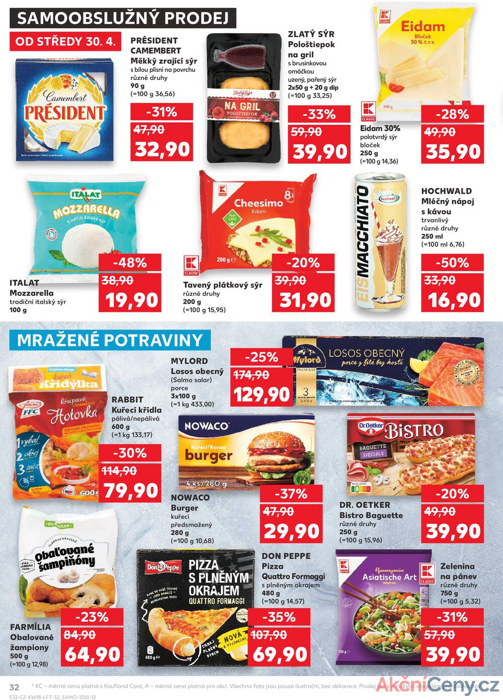 Leták Kaufland - Kaufland 30.4. - 6.5. - Kaufland Praha Čestlice - strana 32