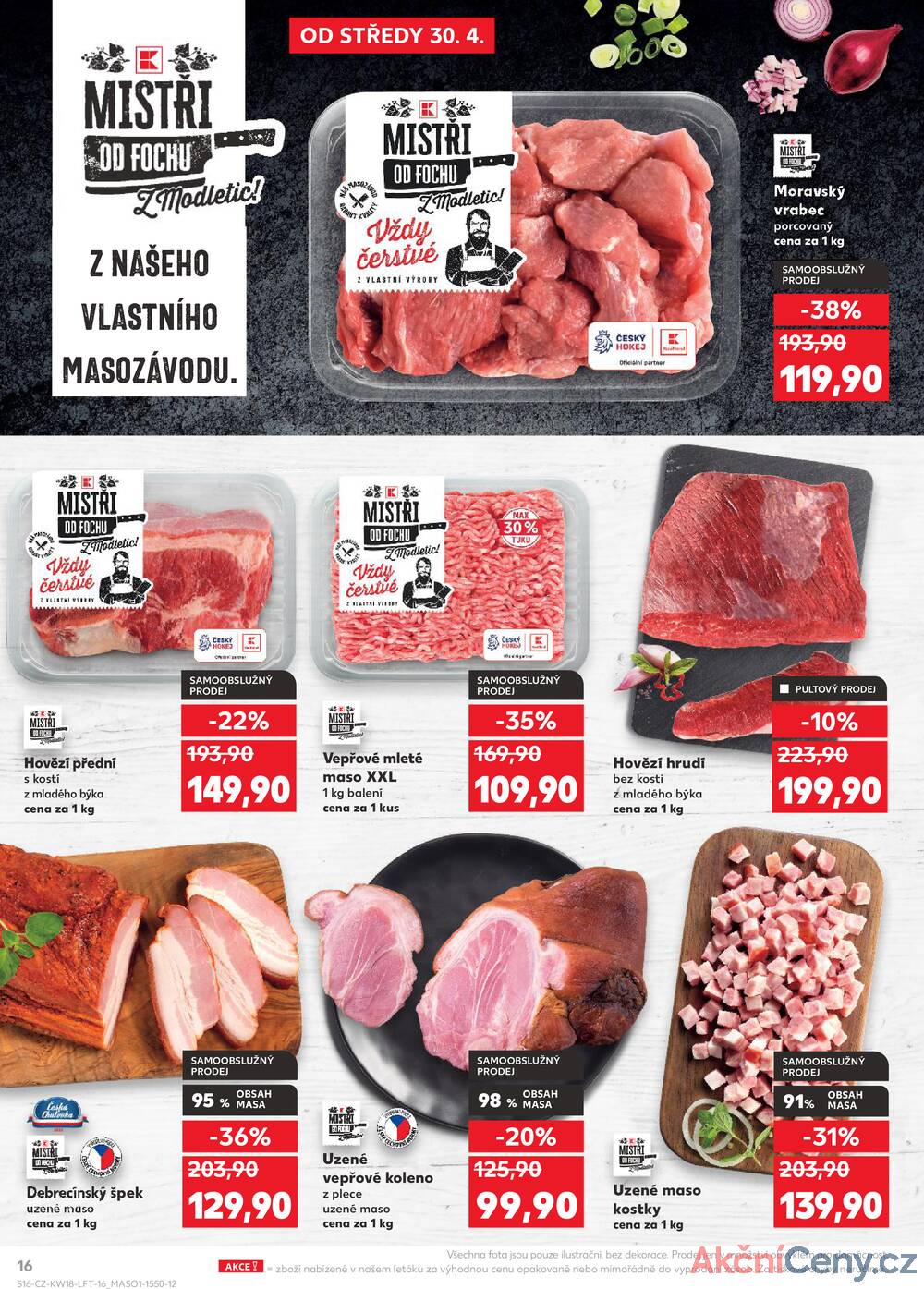 Leták Kaufland - Kaufland 30.4. - 6.5. - Kaufland - Praha 8 (Libeň) - strana 16