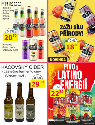 BENE Nápoje od 1.5. do 31.5.2025
