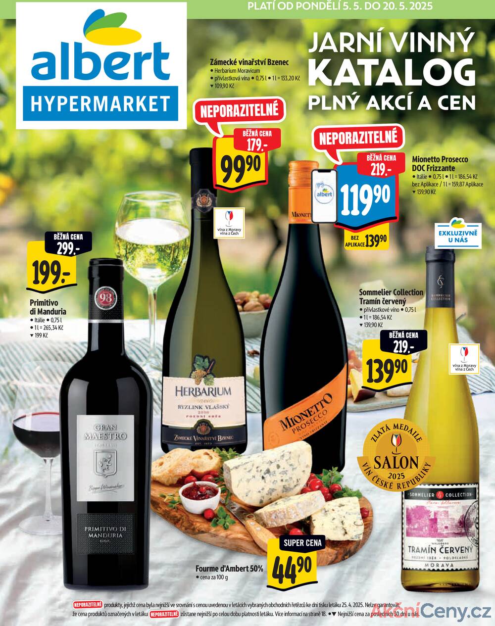 Leták Albert - Albert Hypermarket katalog Víno od 5.5. do 20.5.2025 - strana 1 Leták Albert - Albert Hypermarket katalog Víno od 5.5. do 20.5.2025 - strana 1