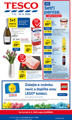 Tesco malé hypermarkety od 7.5. do 13.5.2025
