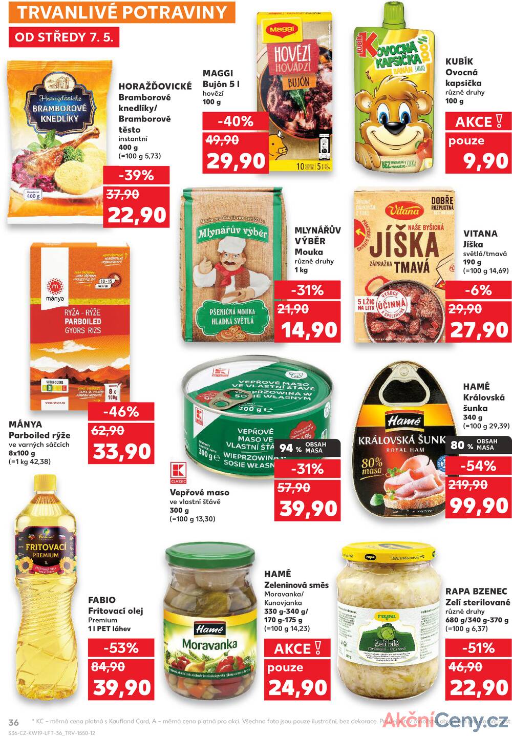 Leták Kaufland - Kaufland 7.5. - 13.5. - Kaufland - Domažlice - strana 36