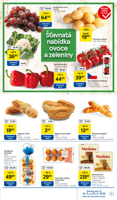 Tesco supermarkety od 14.5. do 20.5.2025