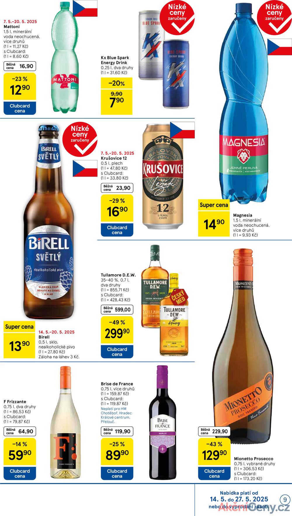 Leták Tesco - Tesco malé hypermarkety od 14.5. do 20.5.2025 - strana 9 Leták Tesco - Tesco malé hypermarkety od 14.5. do 20.5.2025 - strana 9