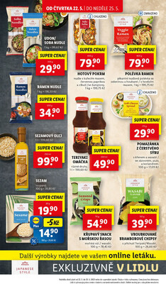 Lidl Čtvrtek od 22.5. do 25.5.2025