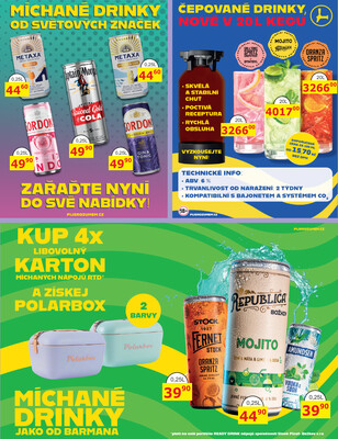 BENE Nápoje od 1.6. do 30.6.2025