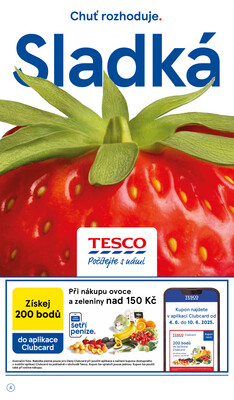 Tesco malé hypermarkety od 4.6. do 10.6.2025