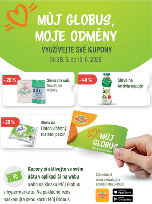 Akční leták Globus 4.6. - 10.6.2025 - Globus Praha - Čakovice