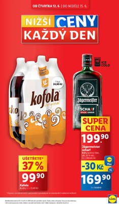 Lidl Čtvrtek od 12.6. do 15.6.2025