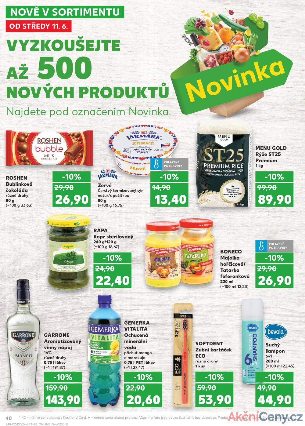 Leták Kaufland - Kaufland 11.6. - 17.6. - Kaufland - Strakonice - strana 40
