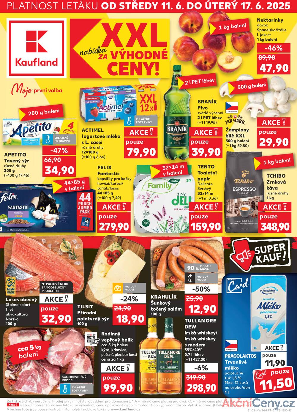Leták Kaufland - Kaufland 11.6. - 17.6. - Kaufland - Teplice (Čs. Dobrovolců) - strana 1