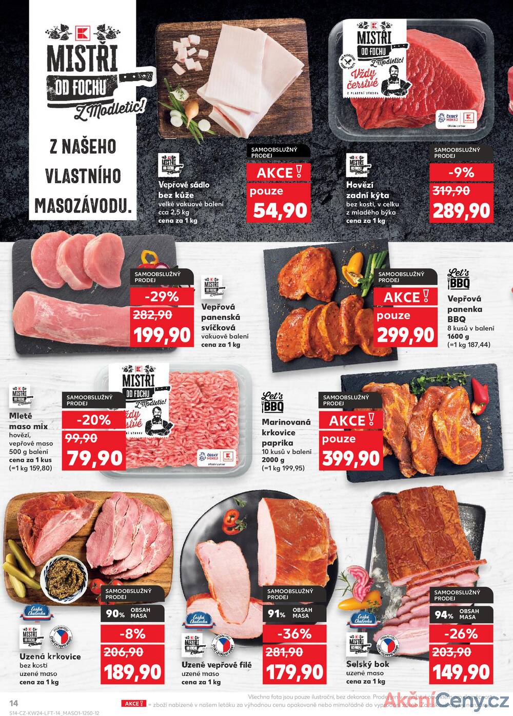 Leták Kaufland - Kaufland 11.6. - 17.6. - Kaufland - Lovosice (Siřejovická) - strana 14