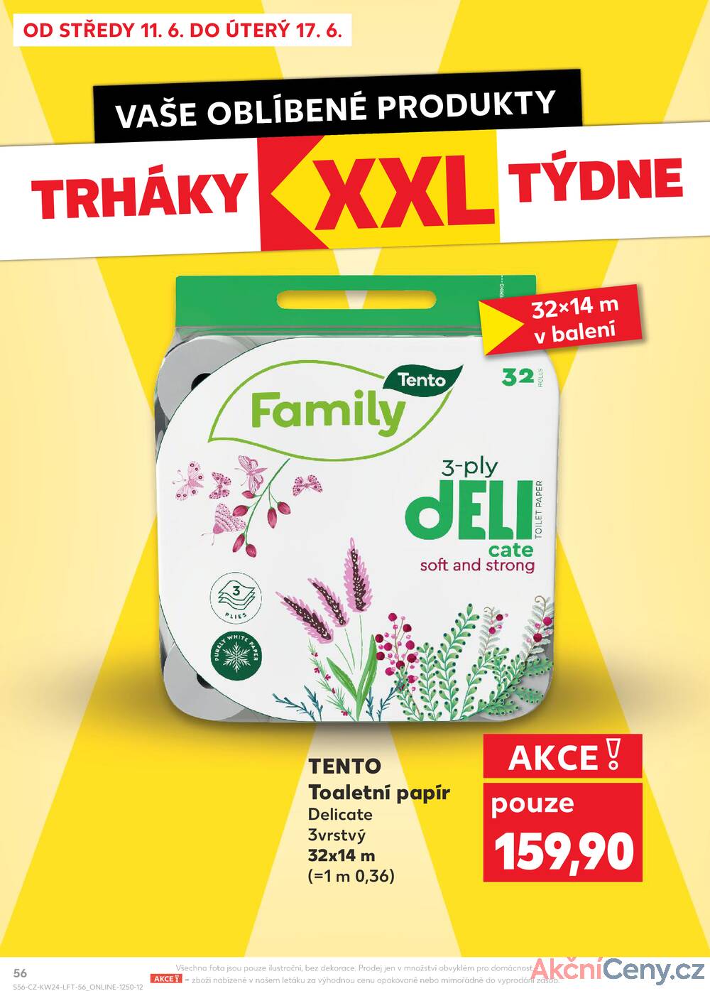 Leták Kaufland - Kaufland 11.6. - 17.6. - Kaufland - Hodonín (Konečná) - strana 56