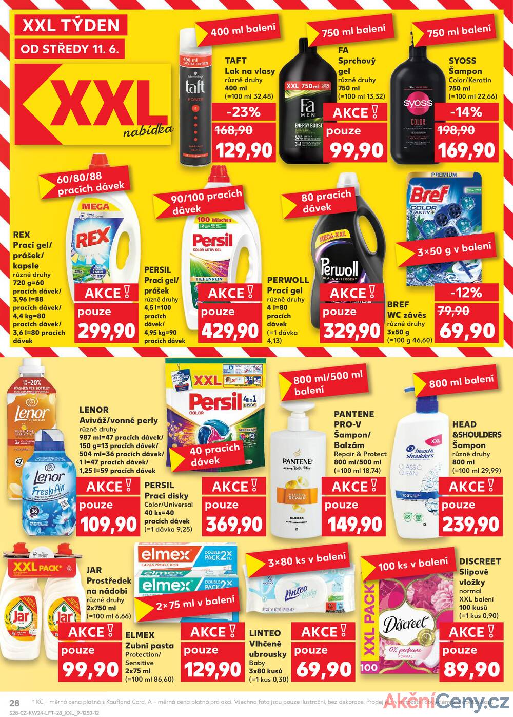 Leták Kaufland - Kaufland 11.6. - 17.6. - Kaufland - Praha 6 (Vypich) - strana 28
