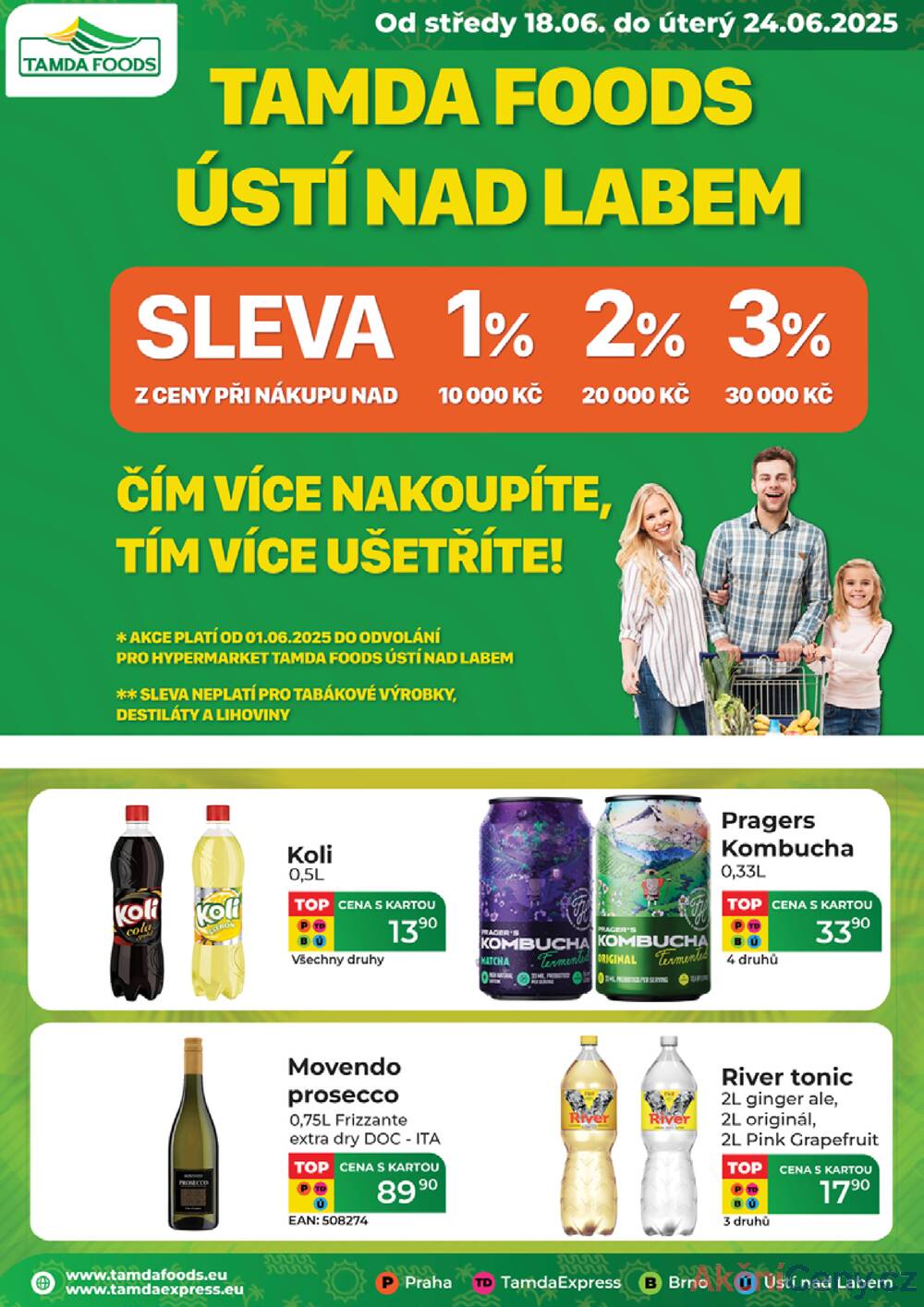 Leták Tamda Foods - Tamda Foods od 18.6. do 24.6.2025 - strana 1 Leták Tamda Foods - Tamda Foods od 18.6. do 24.6.2025 - strana 1
