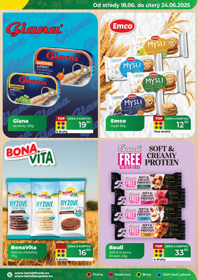 Tamda Foods od 18.6. do 24.6.2025