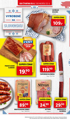 Lidl Čtvrtek od 19.6. do 22.6.2025