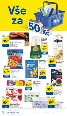 Tesco malé hypermarkety od 18.6. do 24.6.2025