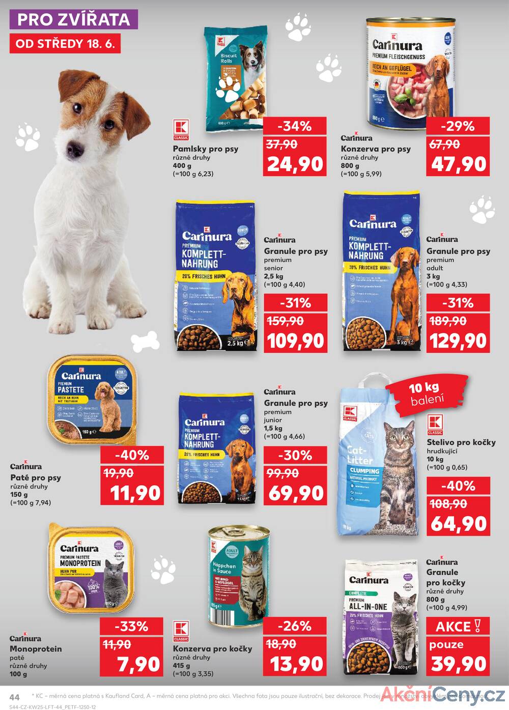 Leták Kaufland - Kaufland 18.6. - 24.6. - Kaufland - Třeboň - strana 44