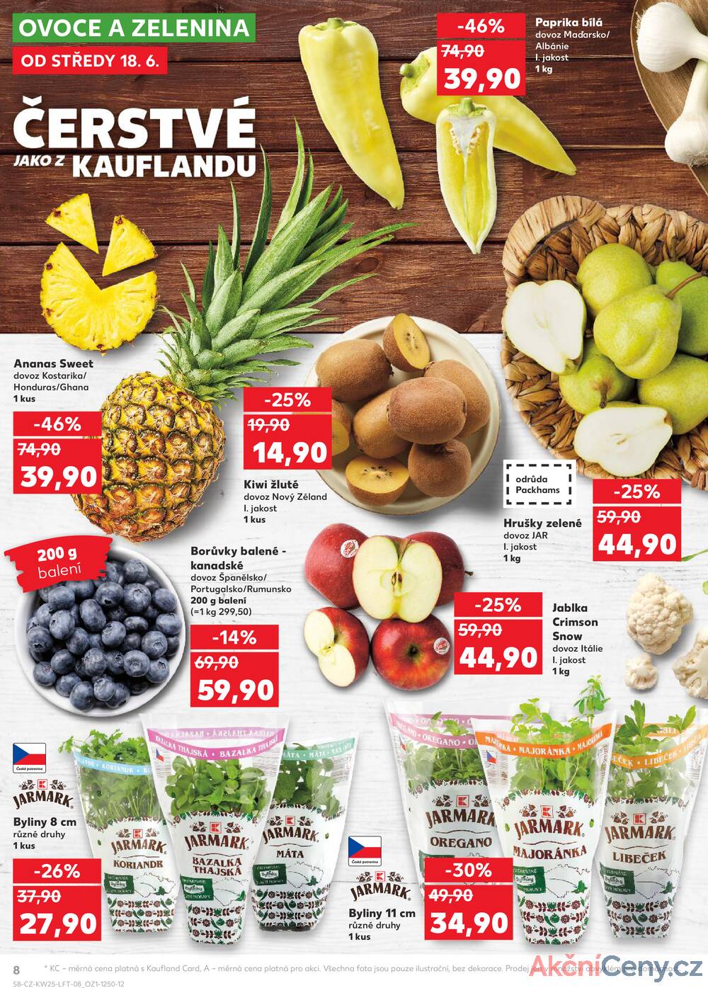 Leták Kaufland - Kaufland 18.6. - 24.6. - Kaufland - Rokycany - strana 8