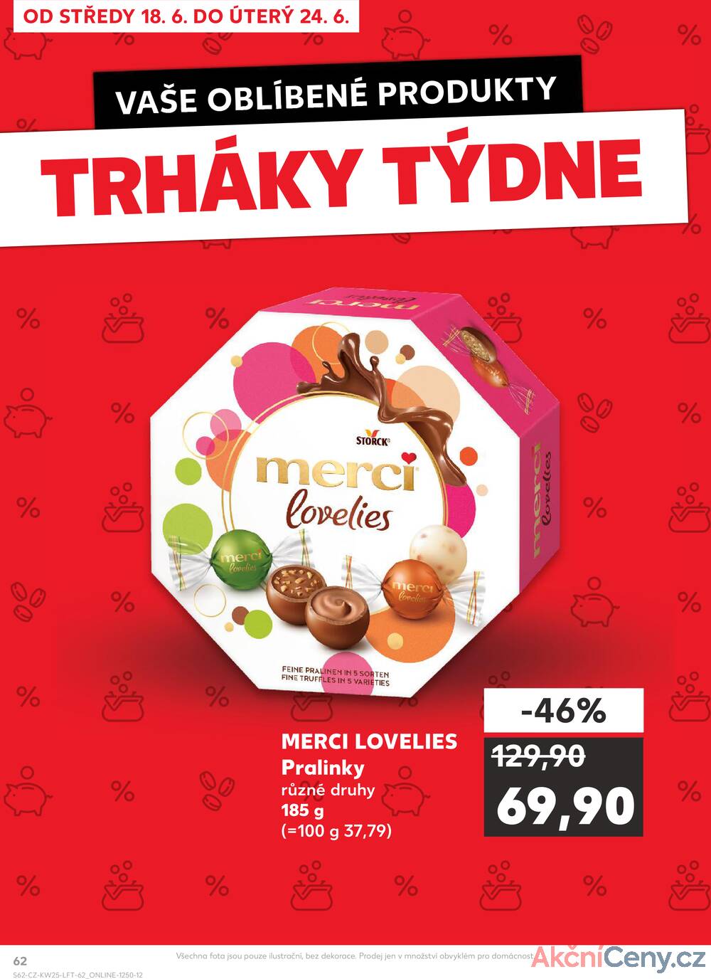 Leták Kaufland - Kaufland 18.6. - 24.6. - Kaufland - Strakonice - strana 62