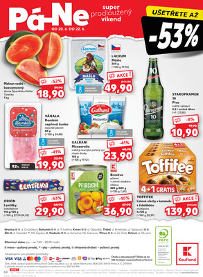 Kaufland 18.6. - 24.6. - Kaufland - Třinec - Lyžbice