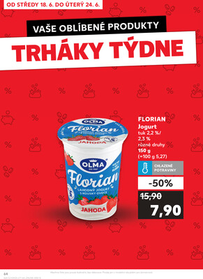 Kaufland 18.6. - 24.6. - Kaufland - Zlín ( OC Čepkov)