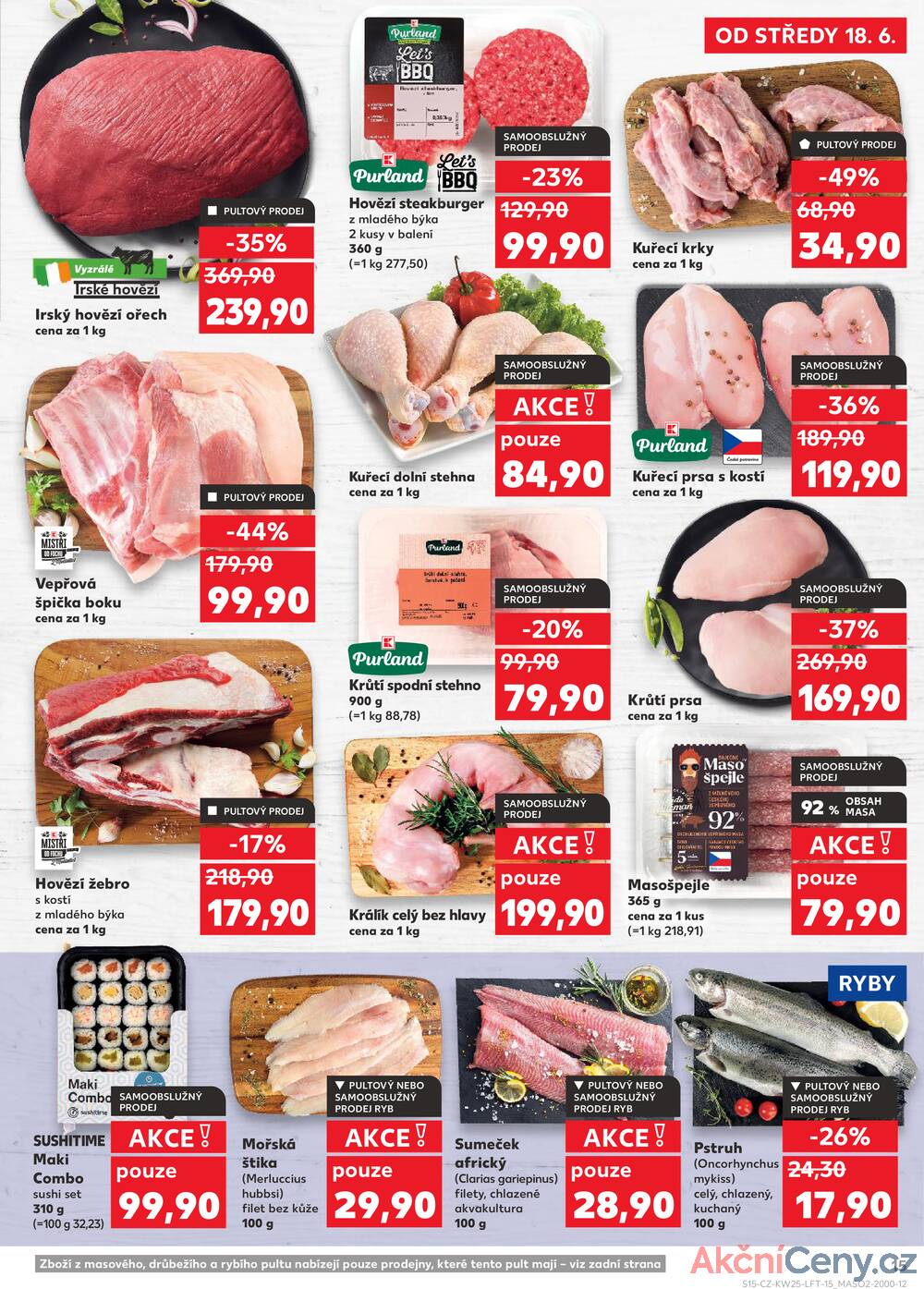 Leták Kaufland - Kaufland 18.6. - 24.6. - Kaufland - Hodonín (Konečná) - strana 15