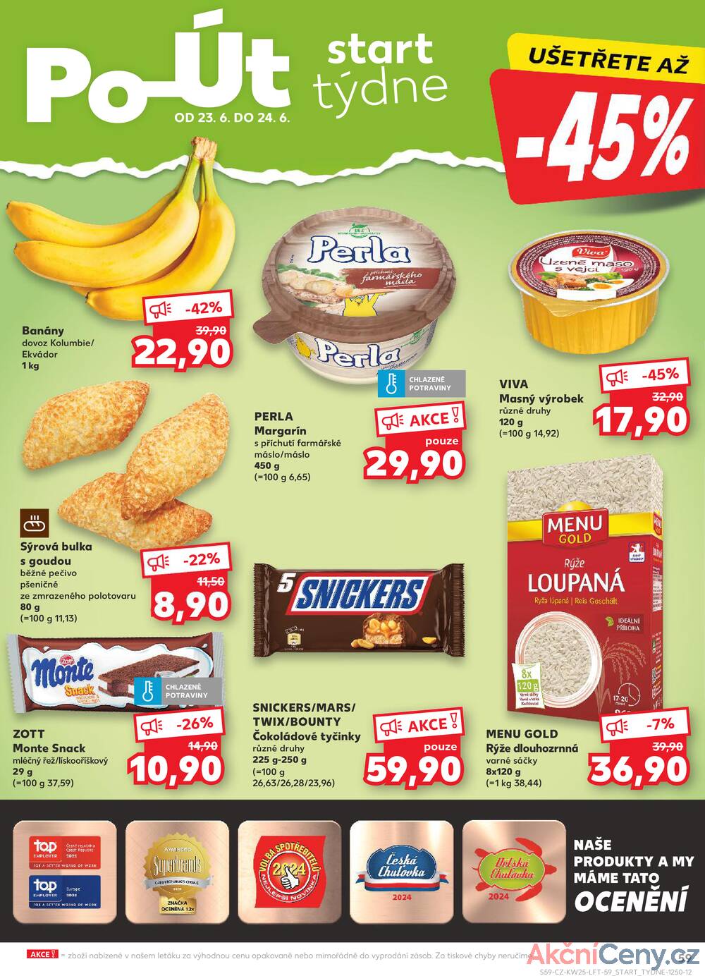 Leták Kaufland - Kaufland 18.6. - 24.6. - Kaufland - Ostrava - Poruba - strana 59