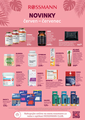 Rossmann Novinky od 18.6. do 15.7.2025