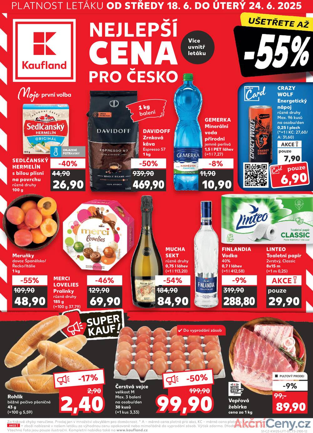 Leták Kaufland - Kaufland 18.6. - 24.6. - Kaufland - Opava - Kateřinky - strana 1