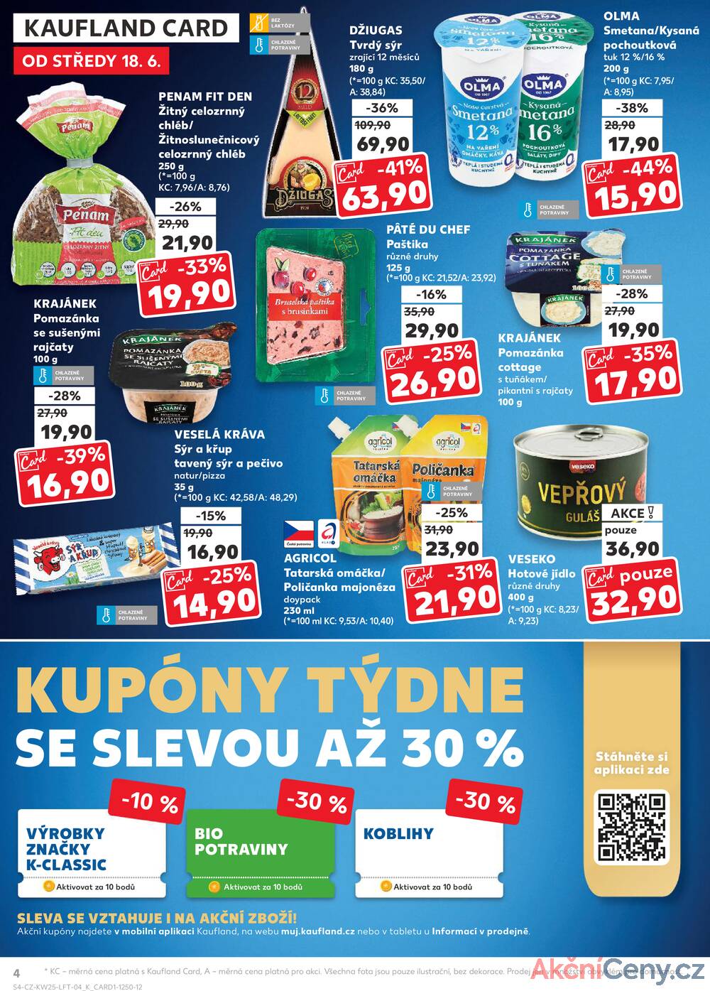 Leták Kaufland - Kaufland 18.6. - 24.6. - Kaufland - Brno - Ponava - strana 4