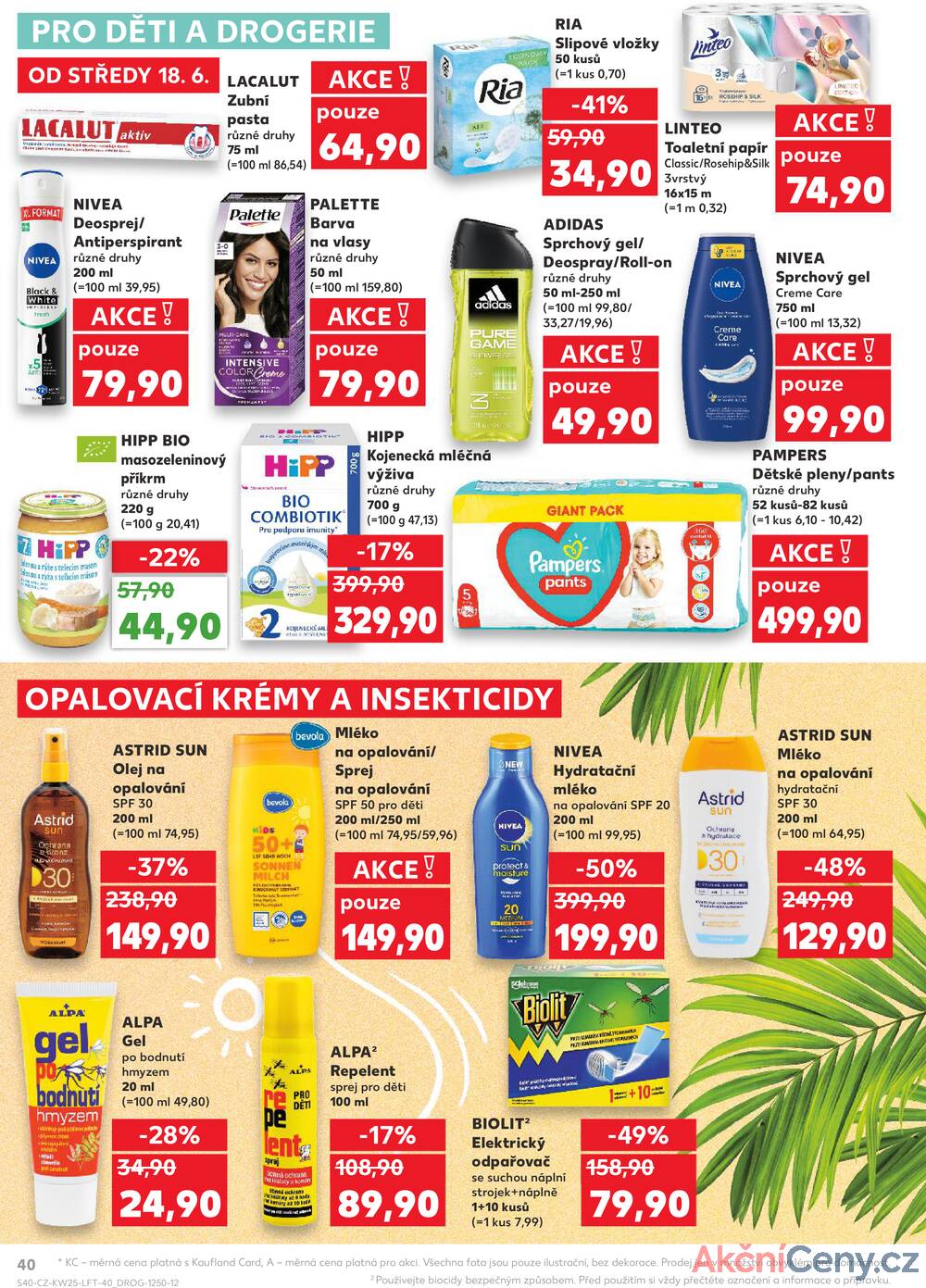 Leták Kaufland - Kaufland 18.6. - 24.6. - Kaufland - Brno - Ponava - strana 40