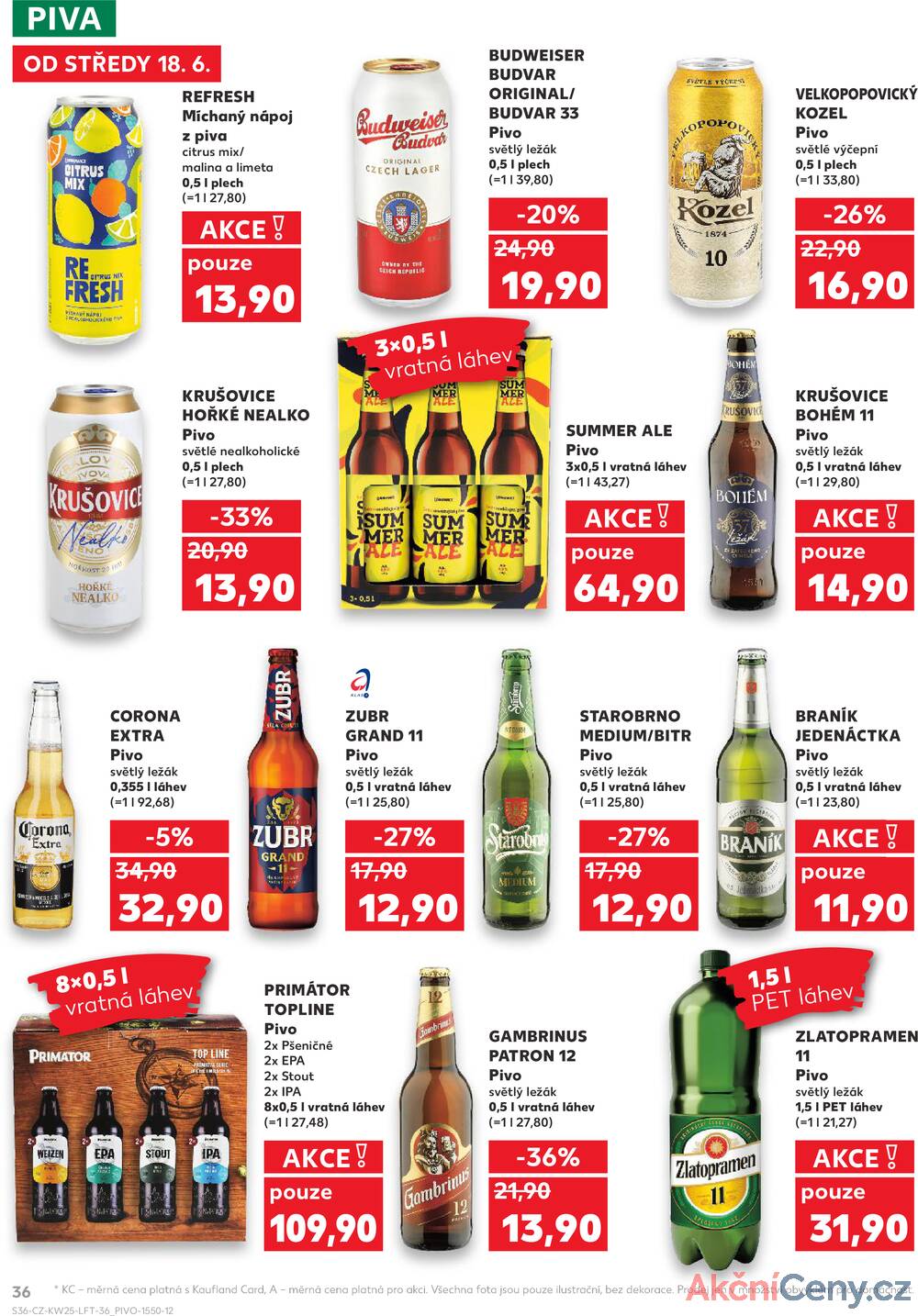 Leták Kaufland - Kaufland 18.6. - 24.6. - Kaufland - Valašské Meziříčí - strana 36