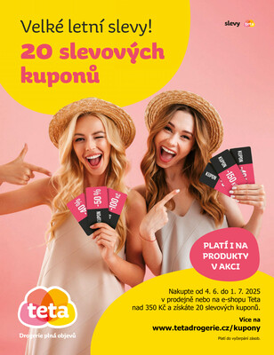 Teta drogerie Magazín od 5.6. do 1.7.2025
