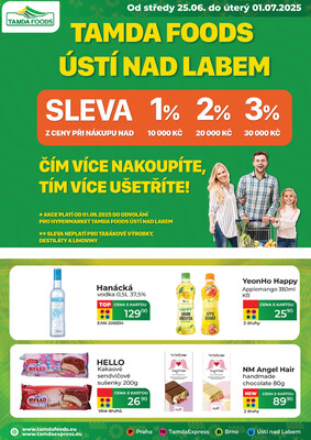Tamda Foods od 25.6. do 1.7.2025