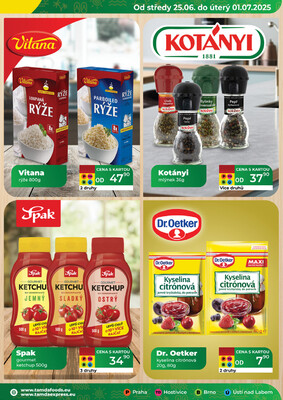 Tamda Foods od 25.6. do 1.7.2025