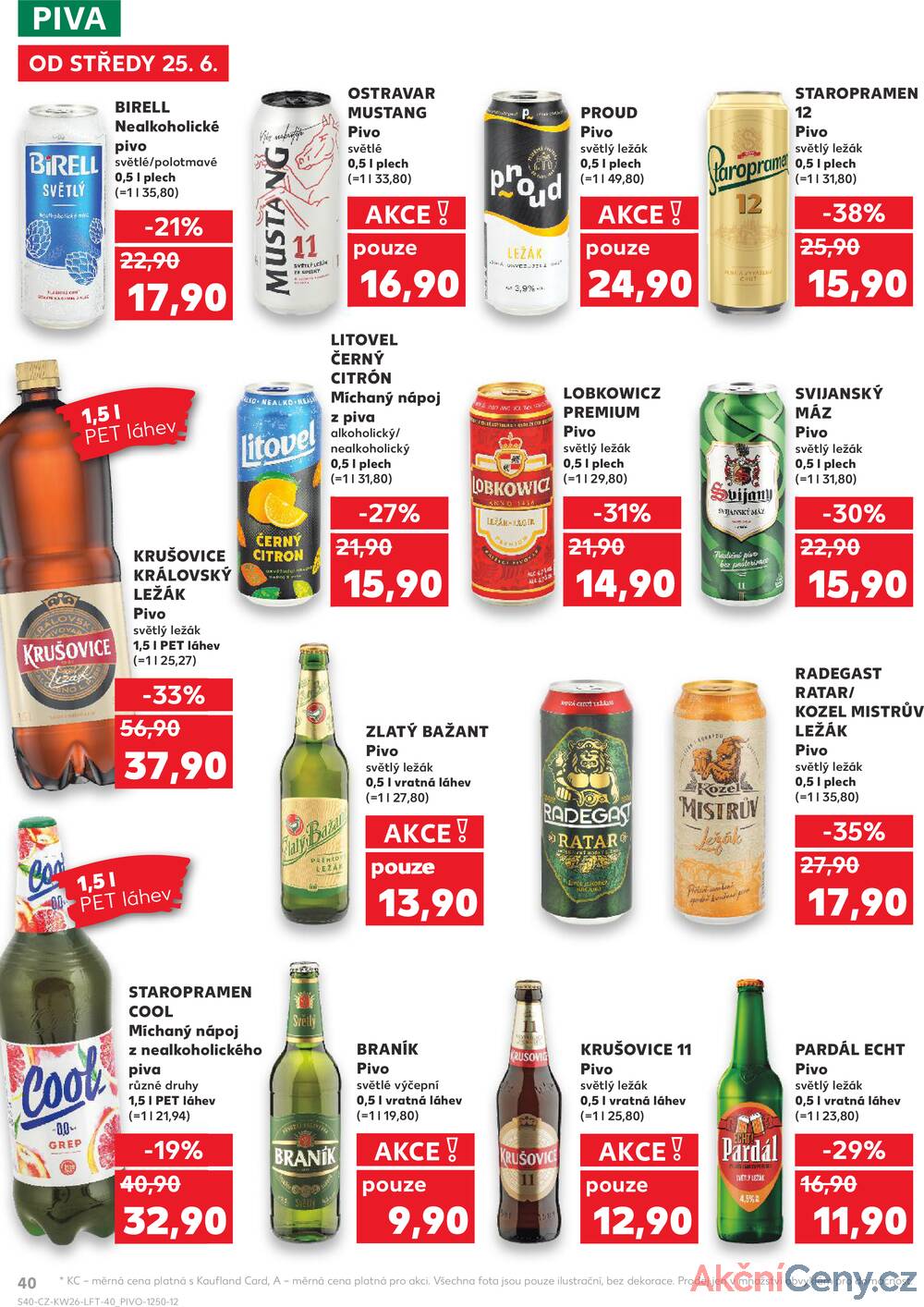 Leták Kaufland - Kaufland 25.6. - 1.7. - Kaufland - Strakonice - strana 40