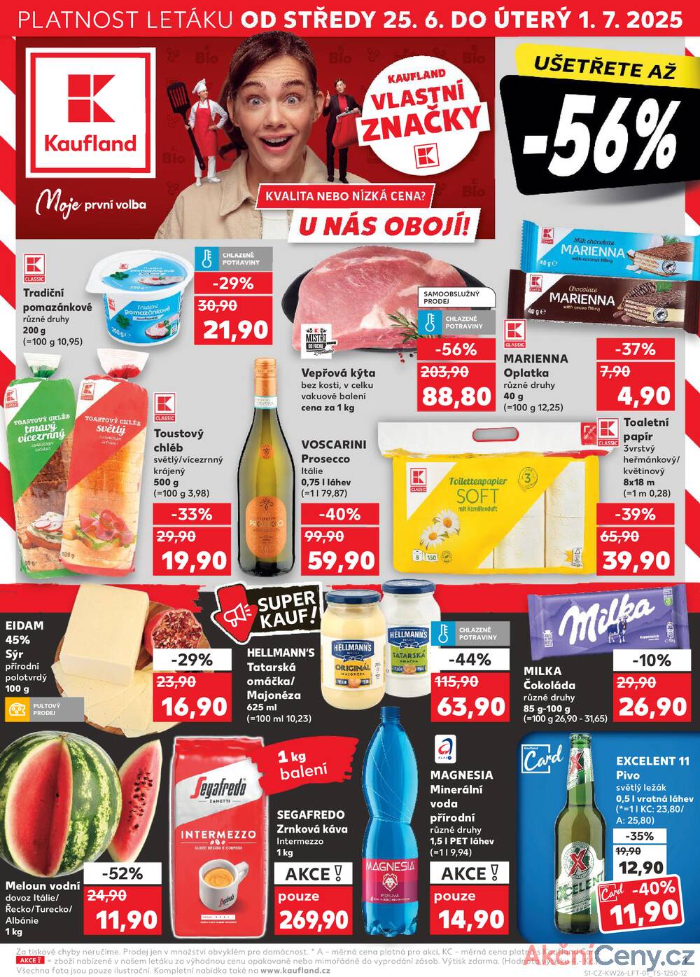 Leták Kaufland - Kaufland 25.6. - 1.7. - Kaufland - Beroun - strana 1
