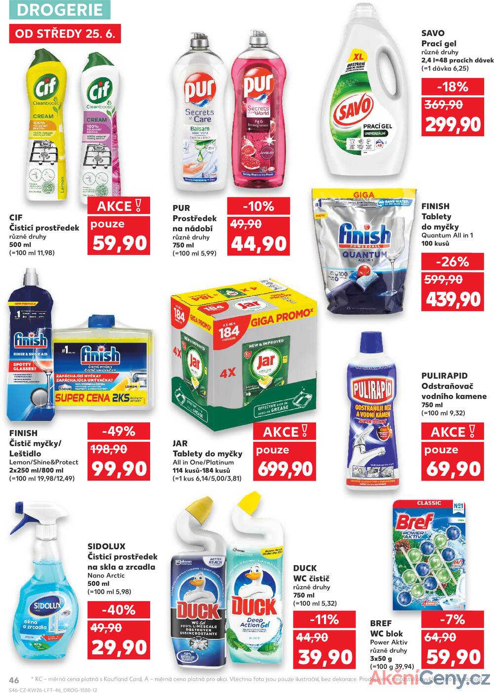 Leták Kaufland - Kaufland 25.6. - 1.7. - Kaufland - Praha 12 (Modřany) - strana 46