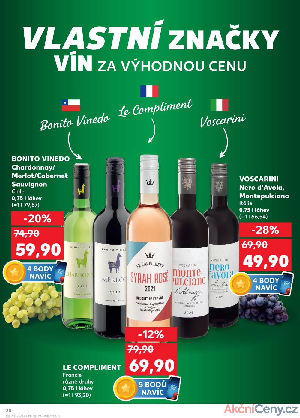 Leták Kaufland - Kaufland 25.6. - 1.7. - Kaufland - Znojmo (Dukelských bojovníků) - strana 28