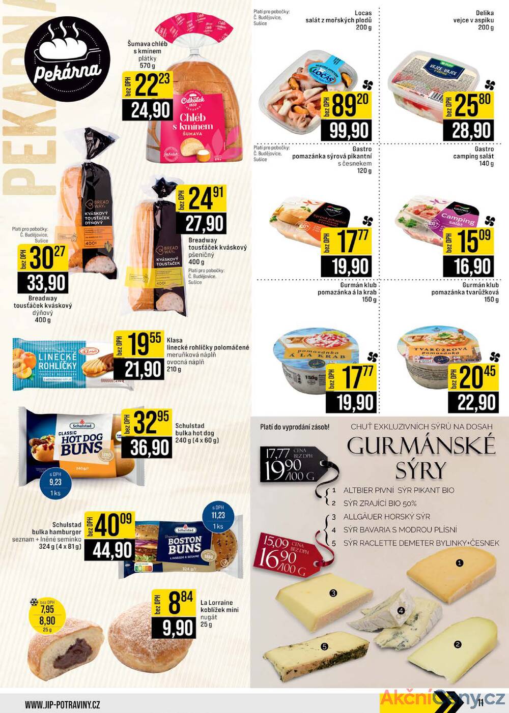Leták JIP - JIP Cash & Carry České Budějovice, Most, Náchod, Polička, Sušice a Svoboda nad Úpou od 25.6. do 1.7.2025 - strana 11