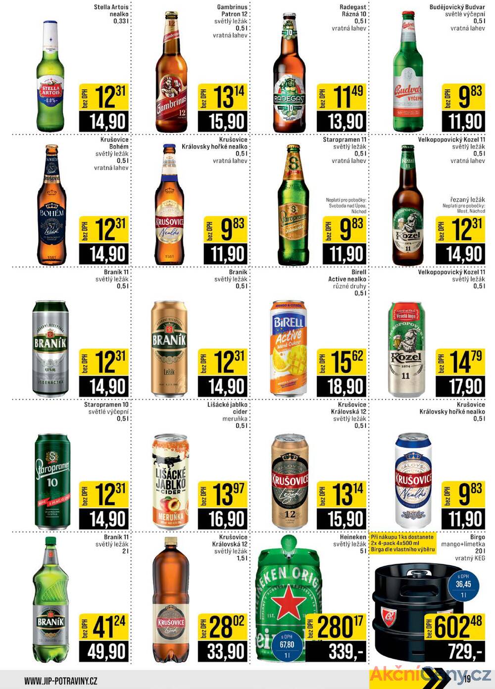 Leták JIP - JIP Cash & Carry České Budějovice, Most, Náchod, Polička, Sušice a Svoboda nad Úpou od 25.6. do 1.7.2025 - strana 19