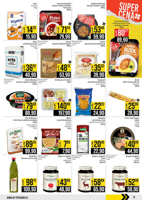JIP Cash & Carry České Budějovice, Most, Náchod, Polička, Sušice a Svoboda nad Úpou od 25.6. do 1.7.2025